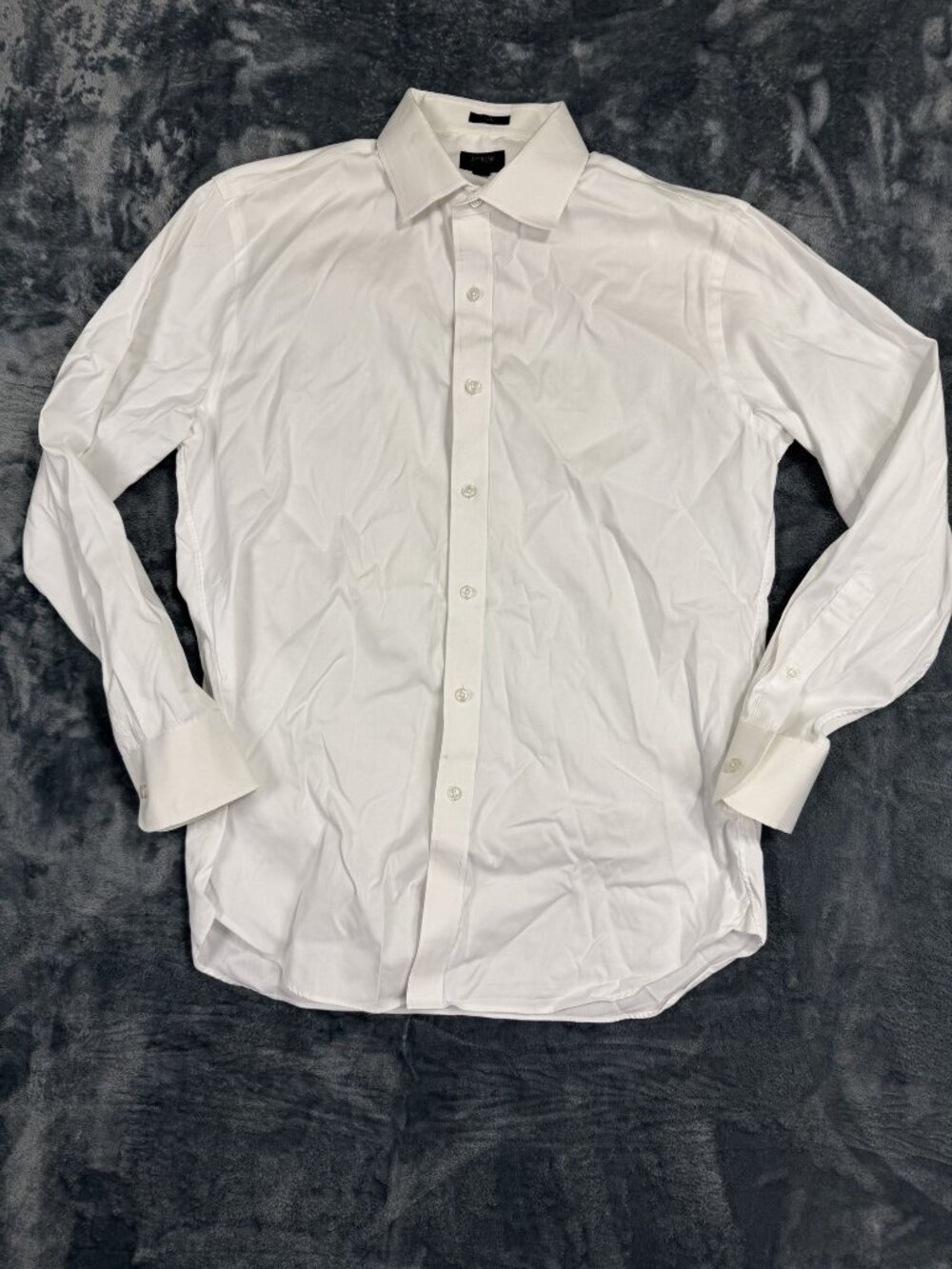 J.Crew Ludlow Slim Fit White Button-Down Dress Shirt Size 16/33